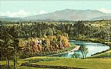 Valley Canvas Paintings - Winooski Valley and Mt. Mansfield, Burlington, Vermont